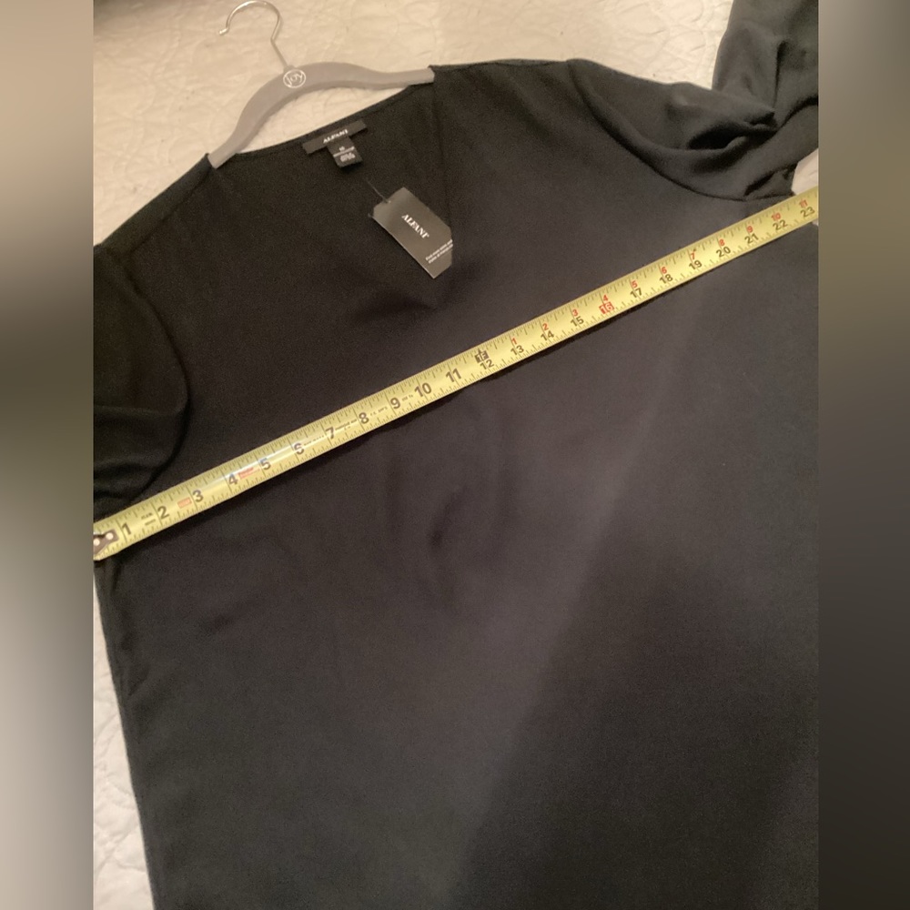 Alfani Flowy Top with Bell Sleeves Black (16) - Picture 6 of 14